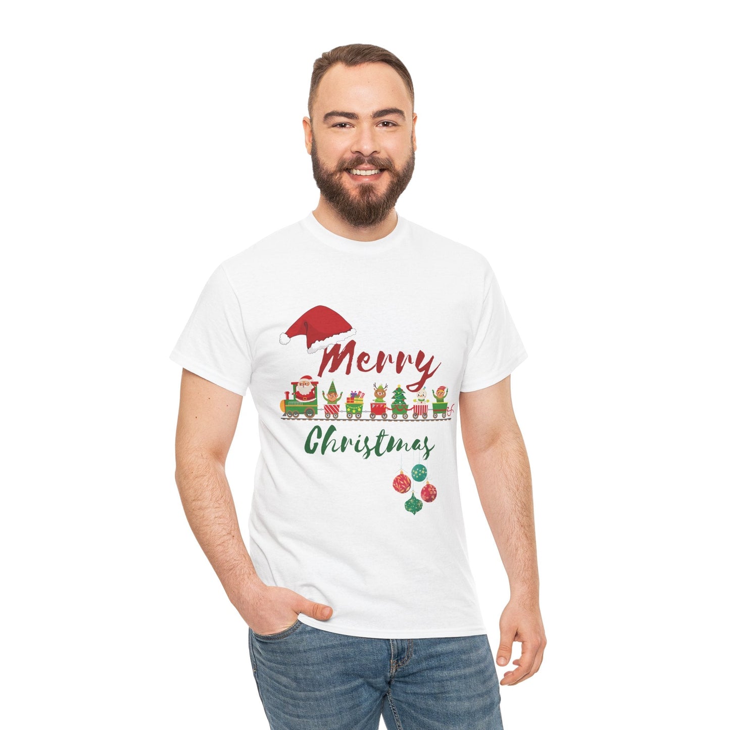 Christmas Train Santa Hat shirtT-Shirt