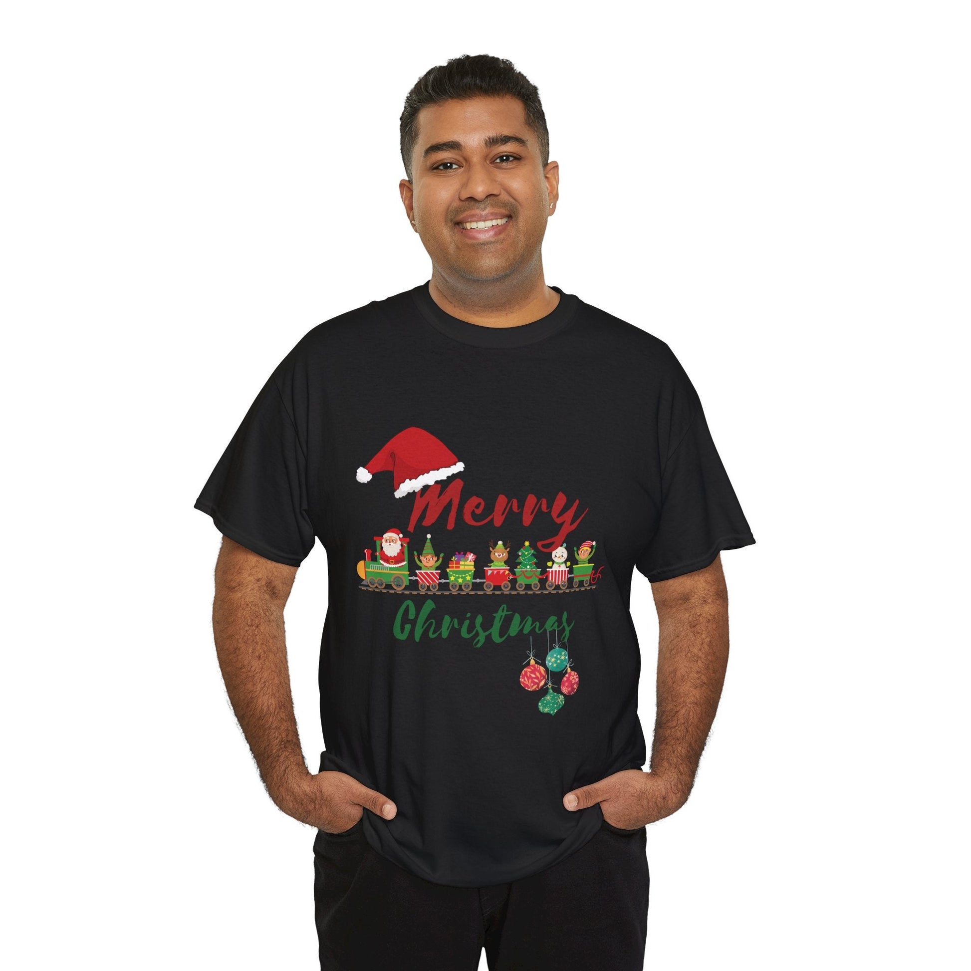 Christmas Train Santa Hat shirtT-Shirt