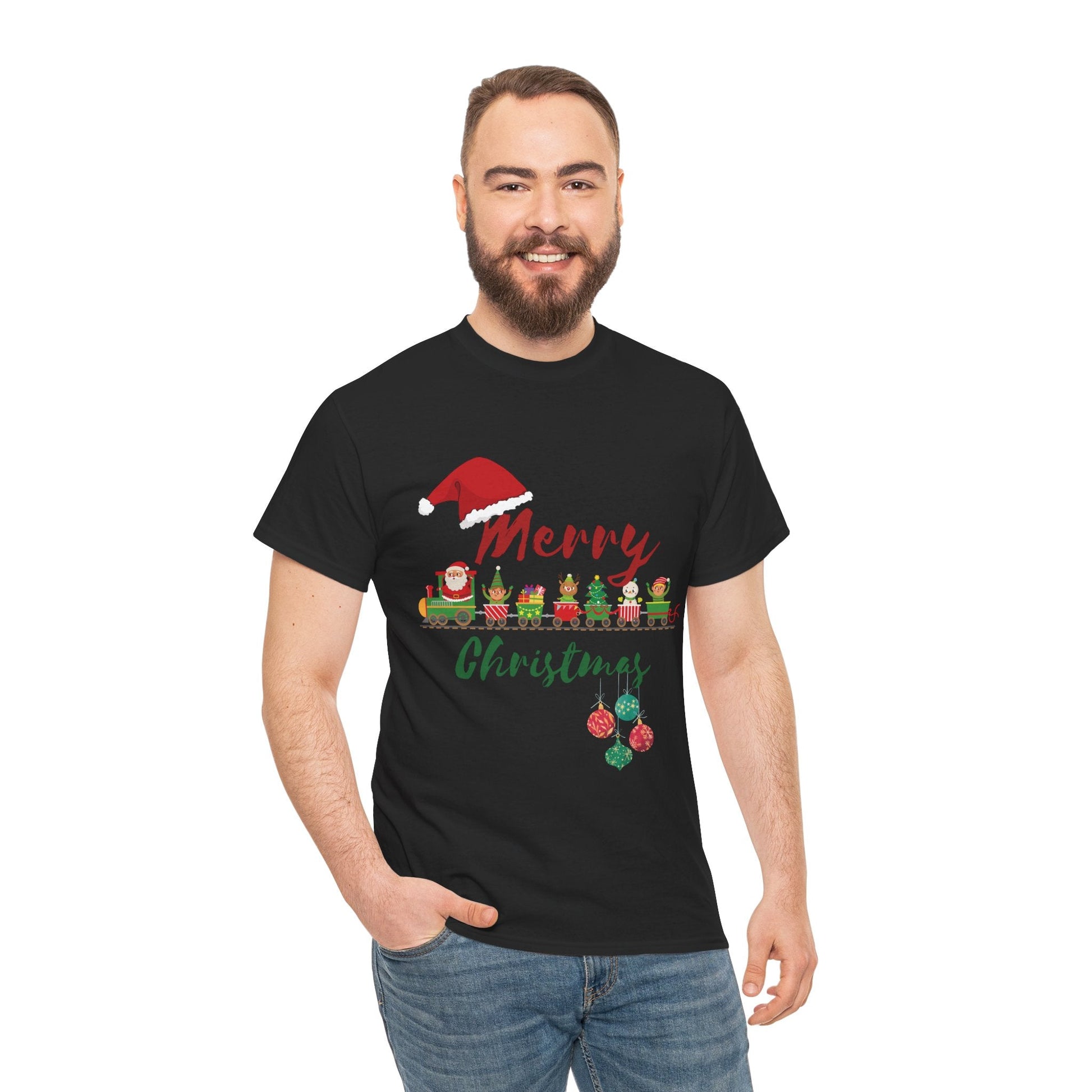 Christmas Train Santa Hat shirtT-Shirt