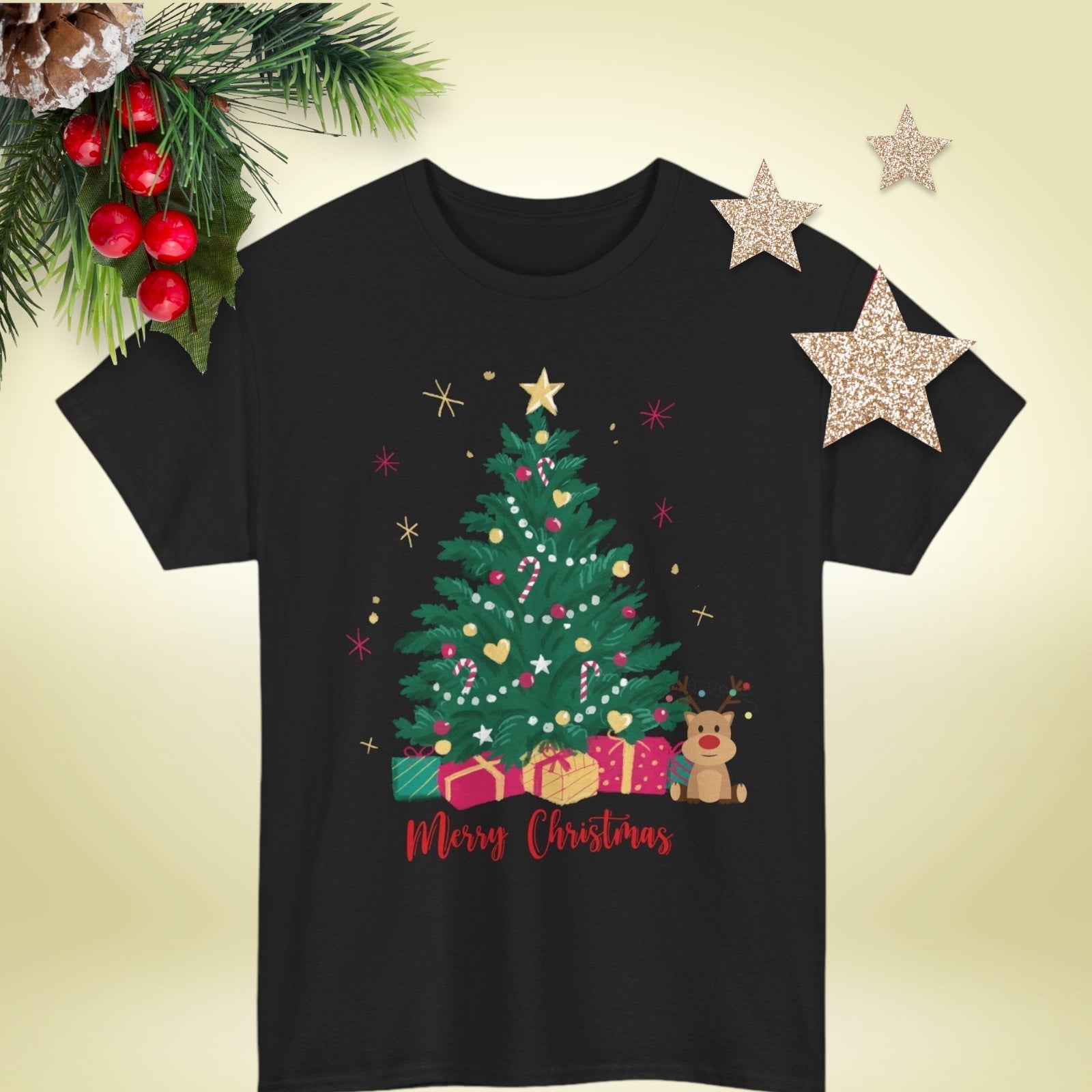 Christmas tree graphic shirtT-Shirt