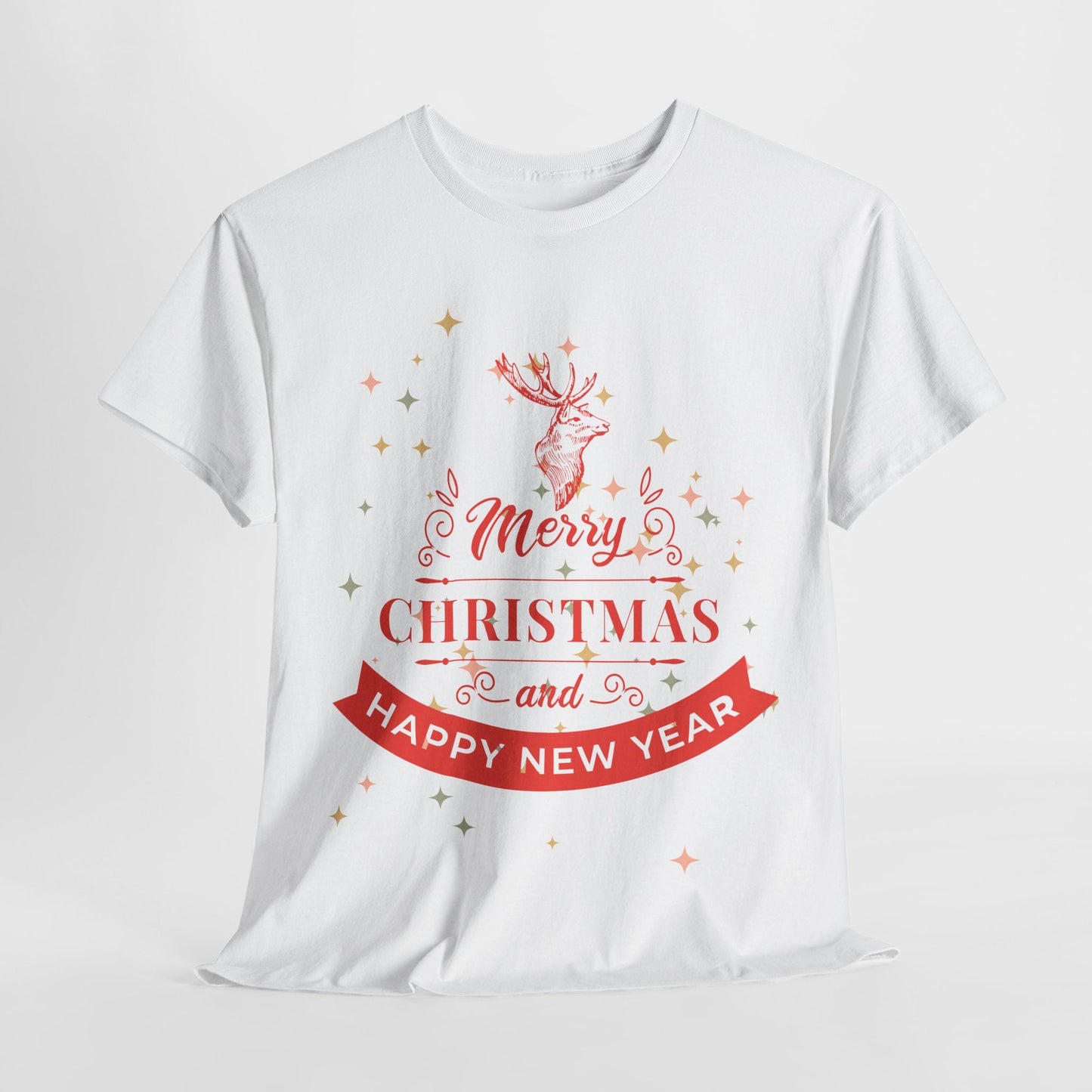 Christmas Unisex Tee - Merry Christmas and Happy New Year ShirtT-Shirt