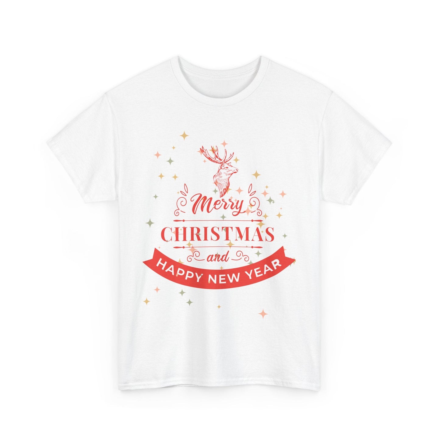 Christmas Unisex Tee - Merry Christmas and Happy New Year ShirtT-Shirt