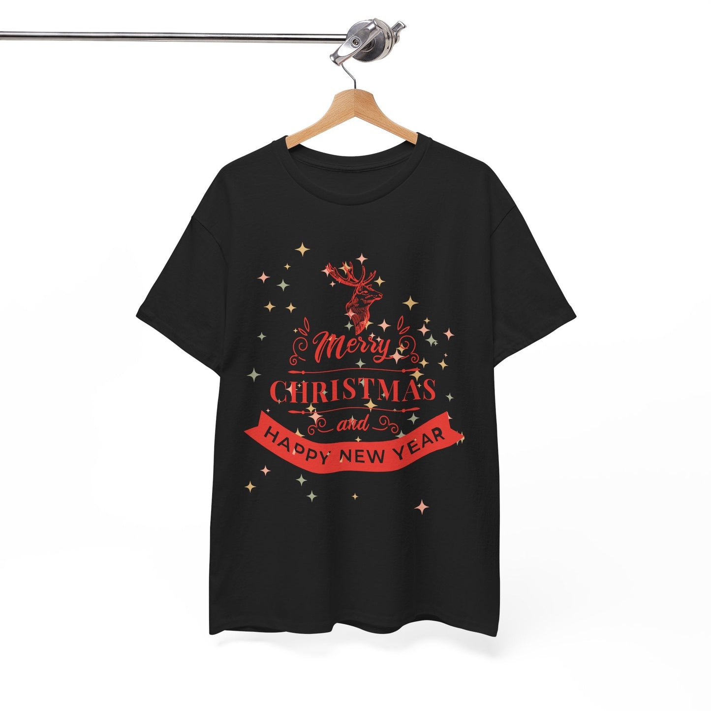 Christmas Unisex Tee - Merry Christmas and Happy New Year ShirtT-Shirt