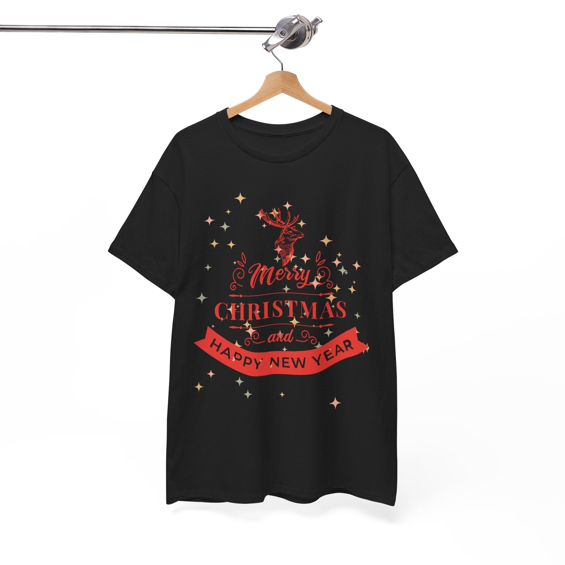 Christmas Unisex Tee - Merry Christmas and Happy New Year ShirtT-Shirt