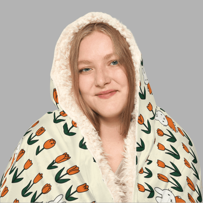 Cozy Bunny Snuggle BlanketAll Over Prints