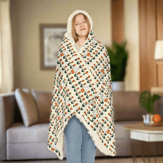 Cozy Bunny Snuggle BlanketAll Over Prints