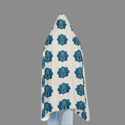 Cozy Hooded Snuggle Blanket Evil EyeAll Over Prints