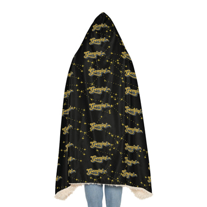 Cozy Snuggle Hooded Gemini BlanketAll Over Prints
