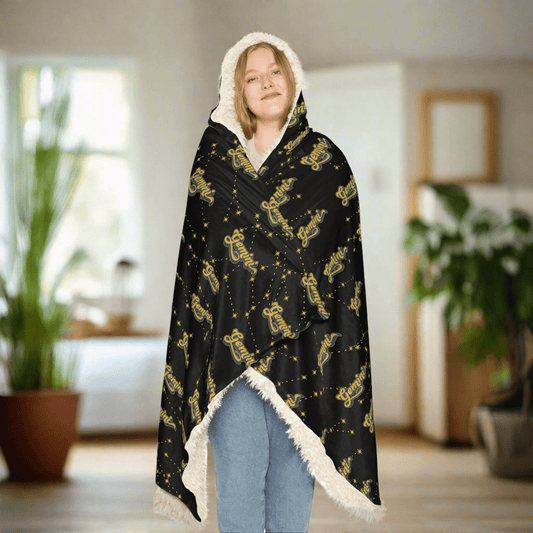 Cozy Snuggle Hooded Gemini BlanketAll Over Prints
