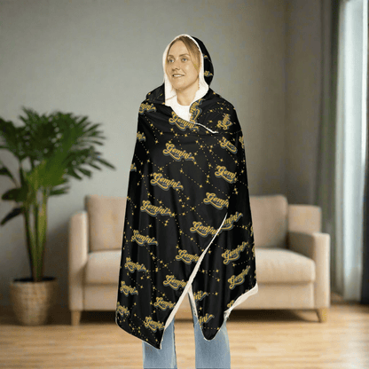 Cozy Snuggle Hooded Gemini BlanketAll Over Prints