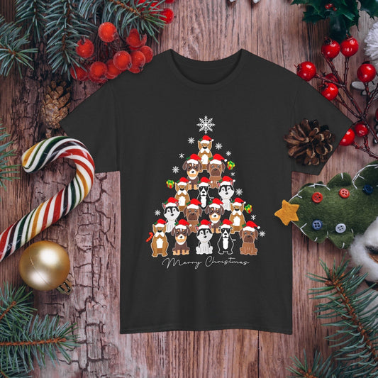 Dog Christmas Tree TeeT-Shirt