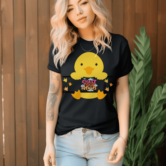 Duck chase your dreams T-shirtT-Shirt