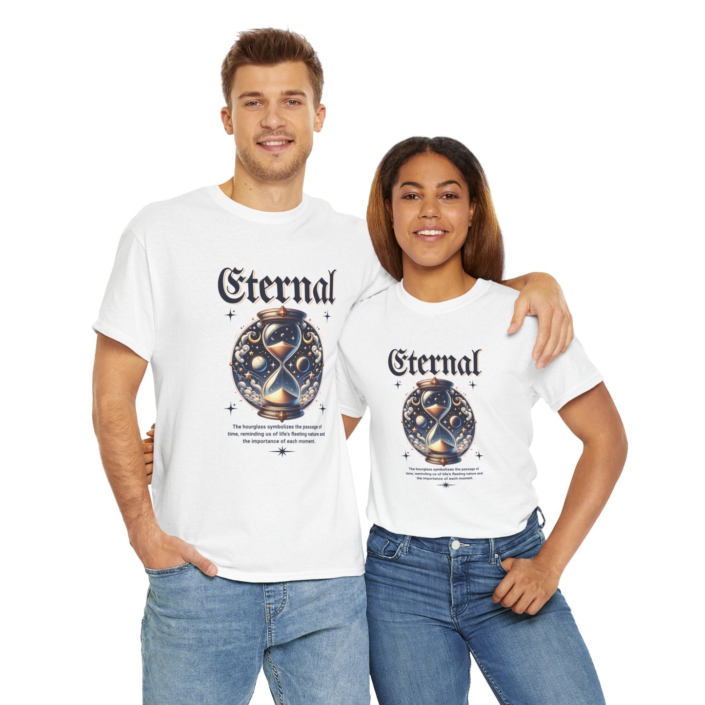 Eternal with Hourglass symbolizing Cotton Tee