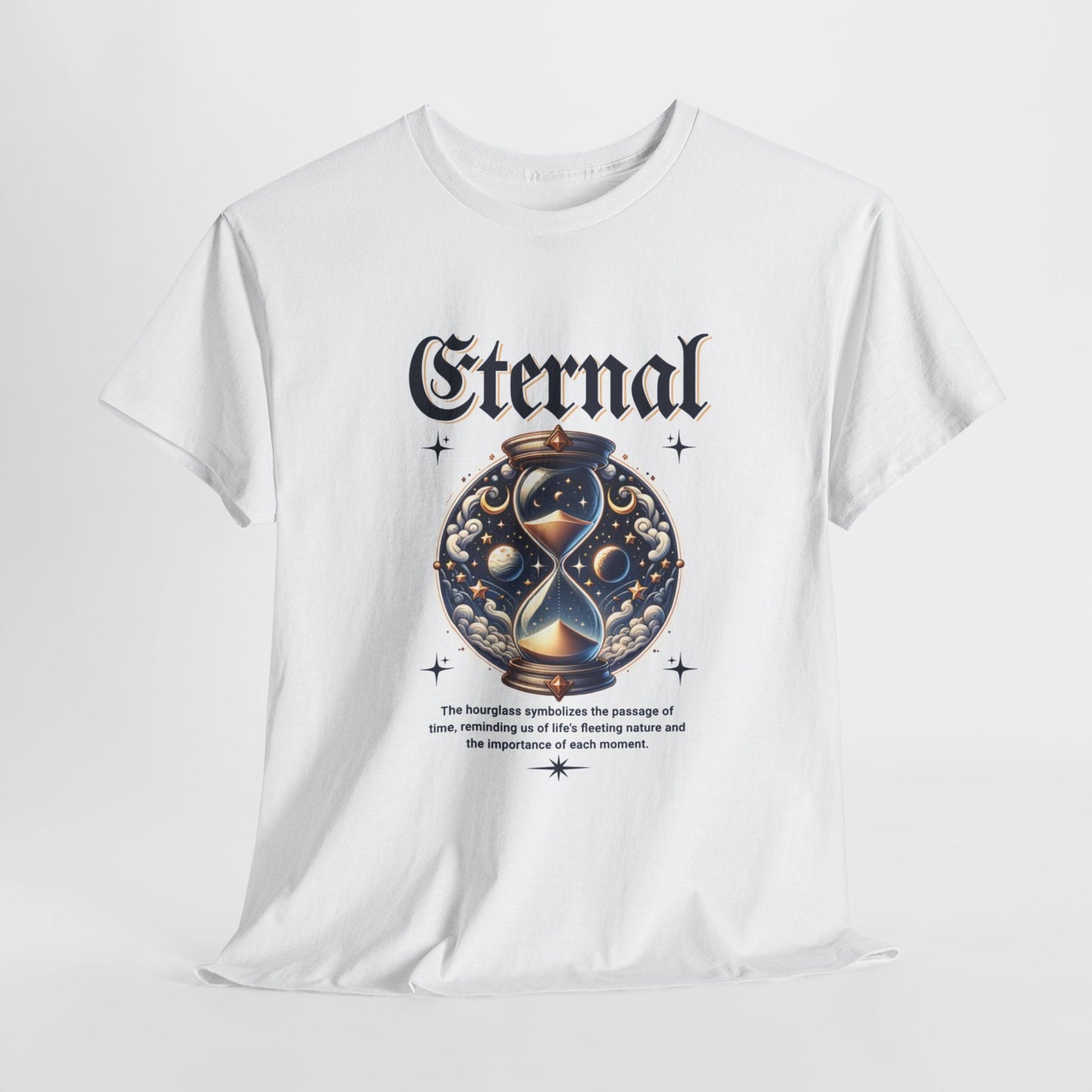 Eternal with Hourglass symbolizing Cotton Tee