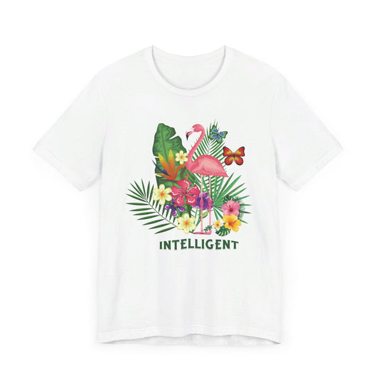 Flamingo zodiac animal spirit unisex  Short Sleeve Tee