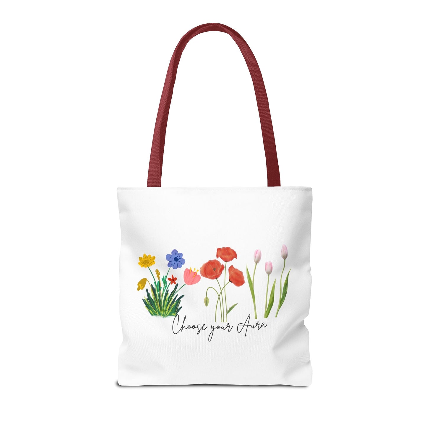 Floral 'Choose Your Aura' Tote BagBags