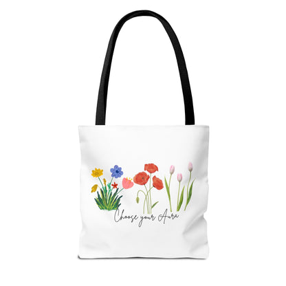 Floral 'Choose Your Aura' Tote BagBags