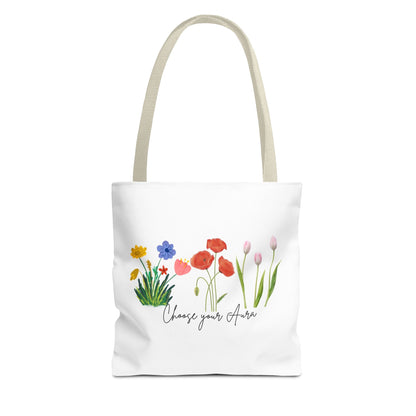 Floral 'Choose Your Aura' Tote BagBags