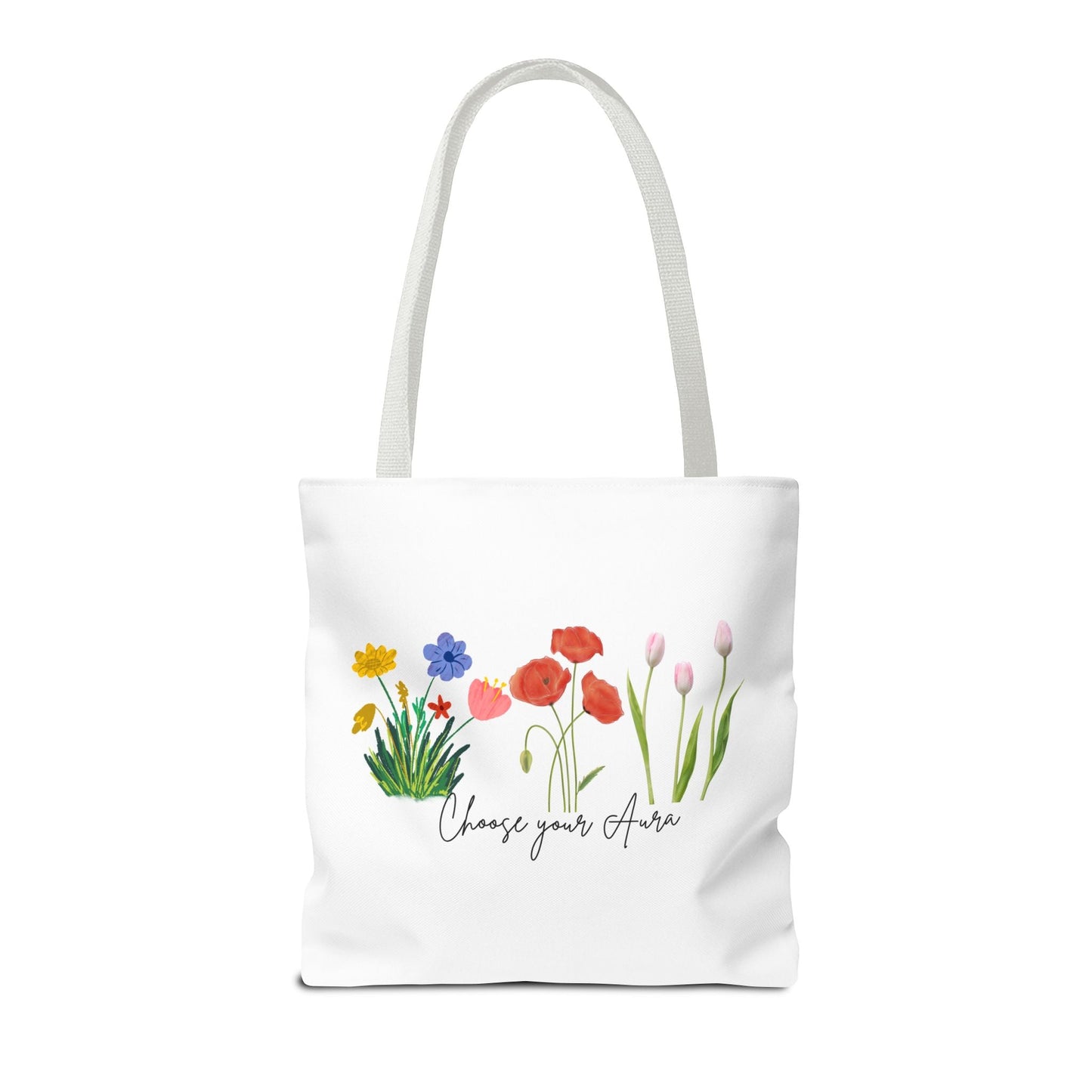 Floral 'Choose Your Aura' Tote BagBags