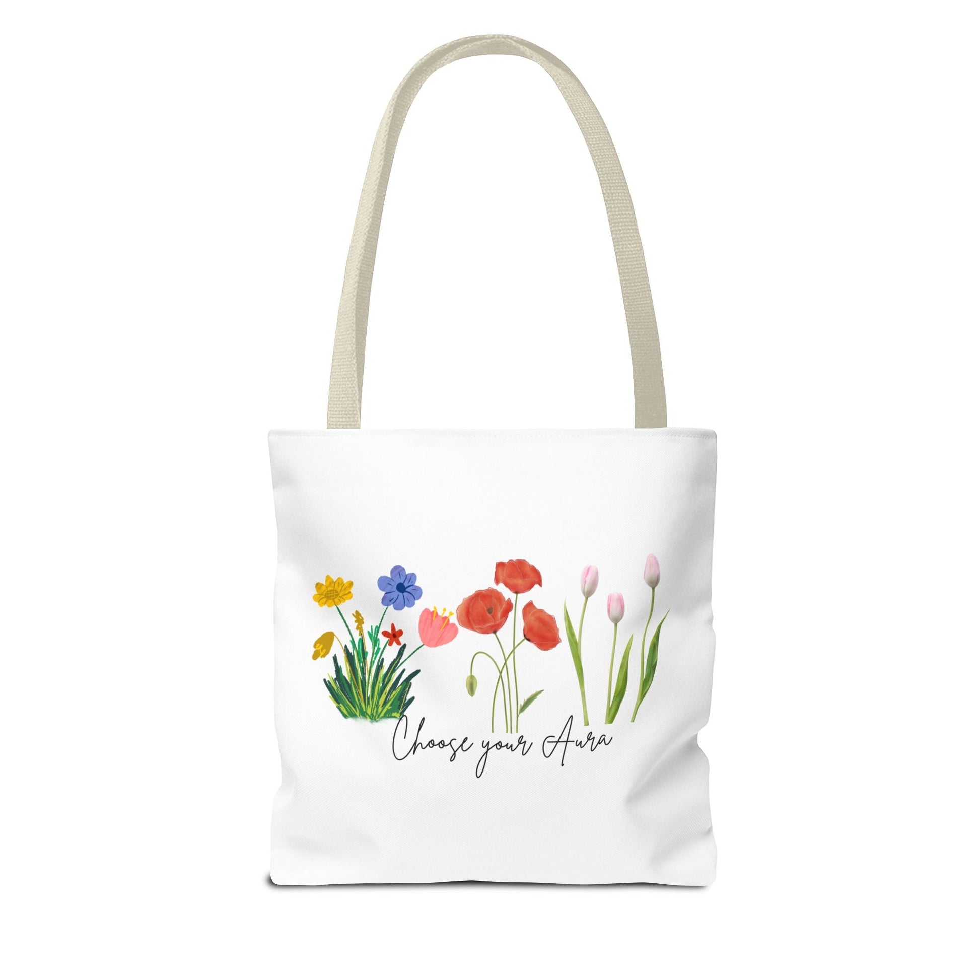 Floral 'Choose Your Aura' Tote BagBags