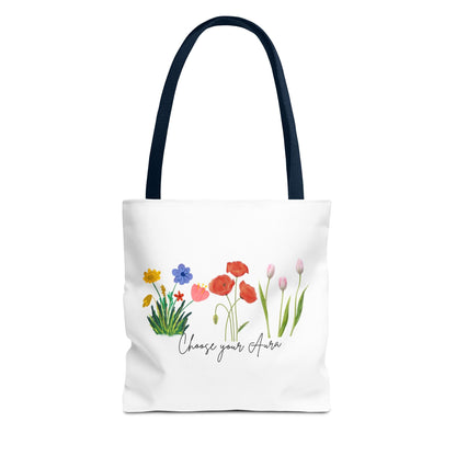 Floral 'Choose Your Aura' Tote BagBags