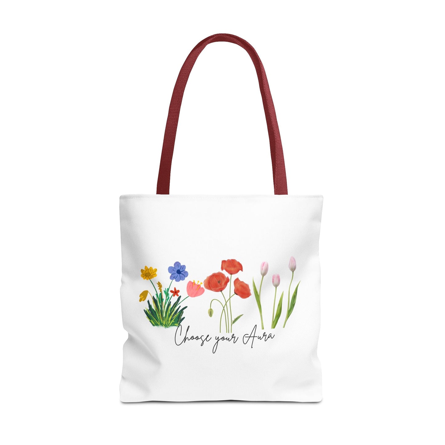Floral 'Choose Your Aura' Tote BagBags