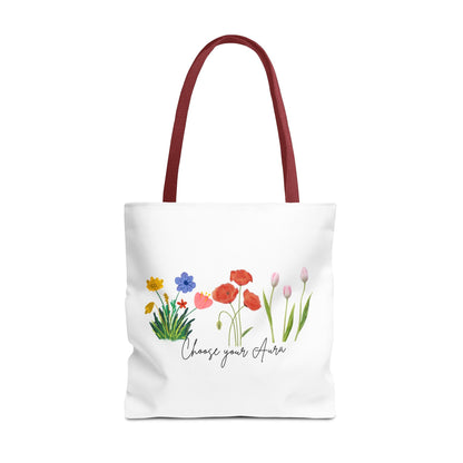 Floral 'Choose Your Aura' Tote BagBags