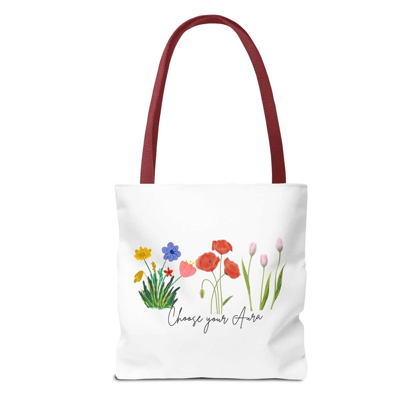 Floral 'Choose Your Aura' Tote BagBags