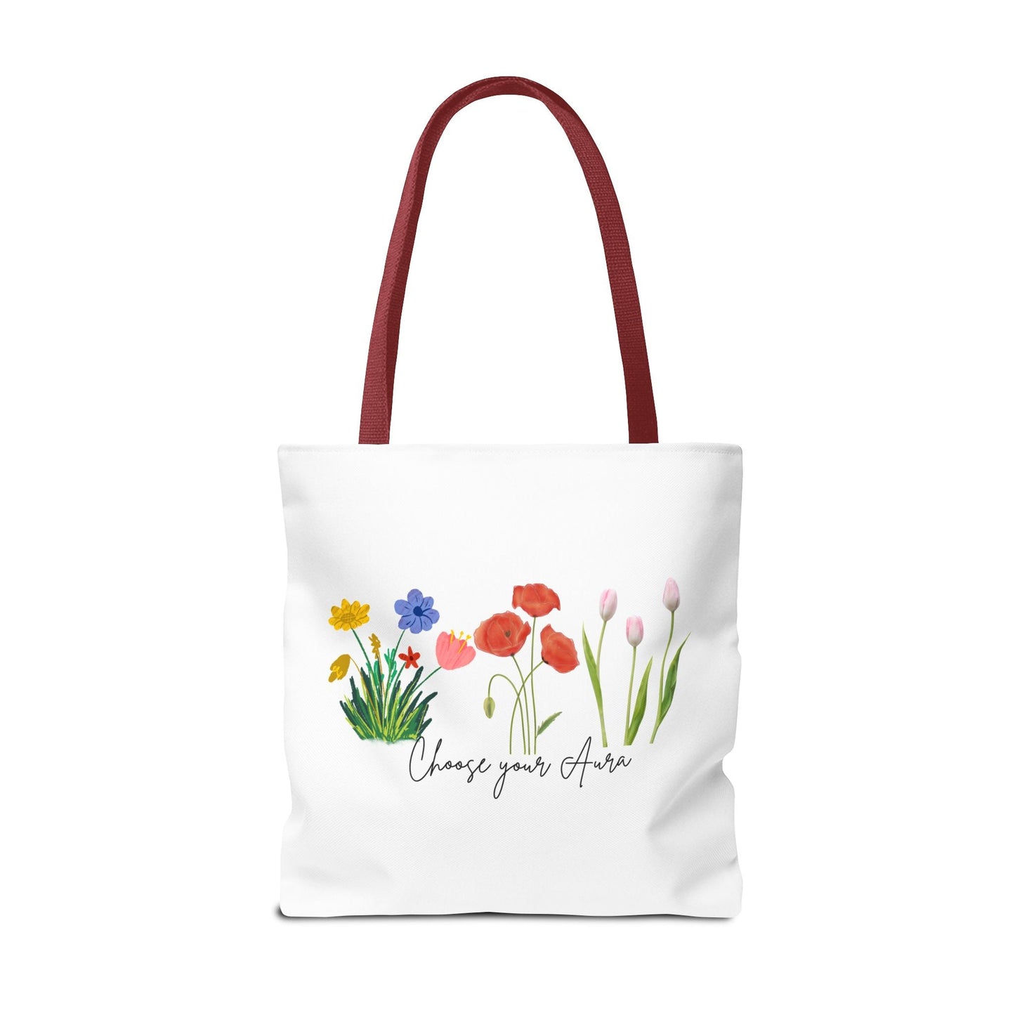 Floral 'Choose Your Aura' Tote BagBags