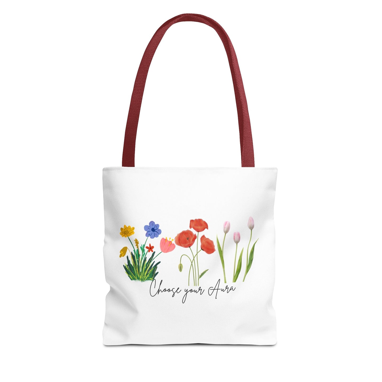 Floral 'Choose Your Aura' Tote BagBags