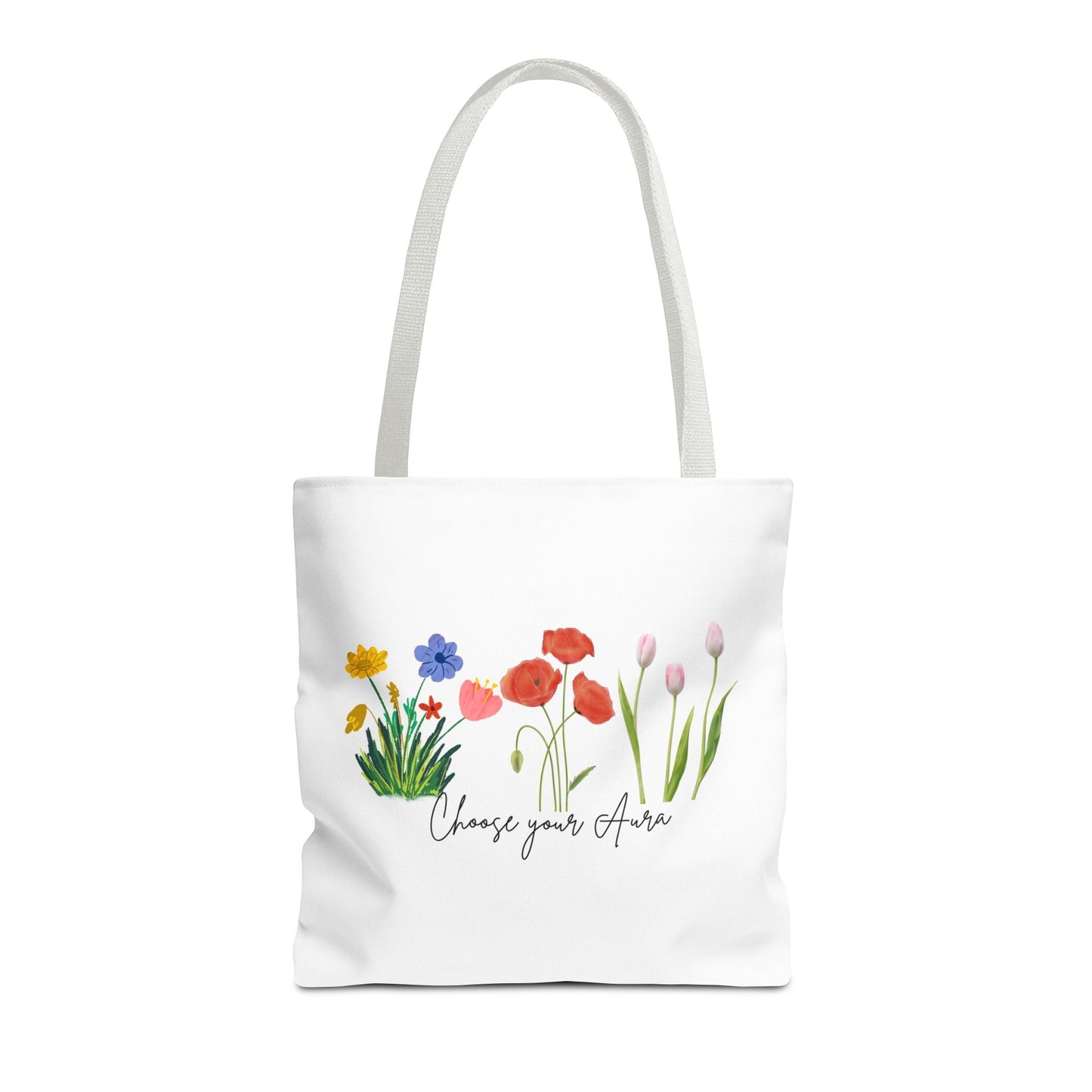 Floral 'Choose Your Aura' Tote BagBags