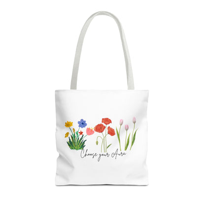 Floral 'Choose Your Aura' Tote BagBags