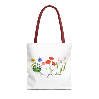 Floral 'Choose Your Aura' Tote BagBags