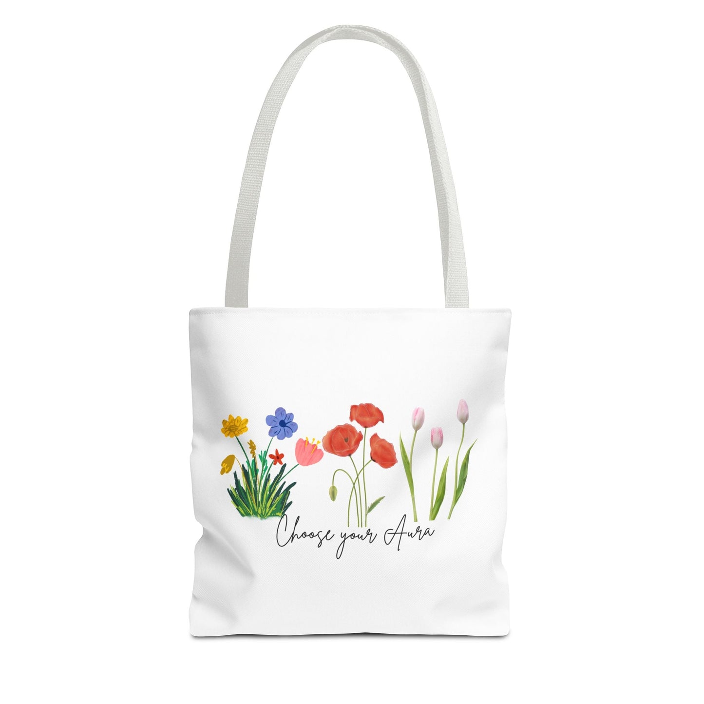 Floral 'Choose Your Aura' Tote BagBags