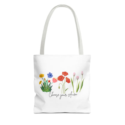 Floral 'Choose Your Aura' Tote BagBags