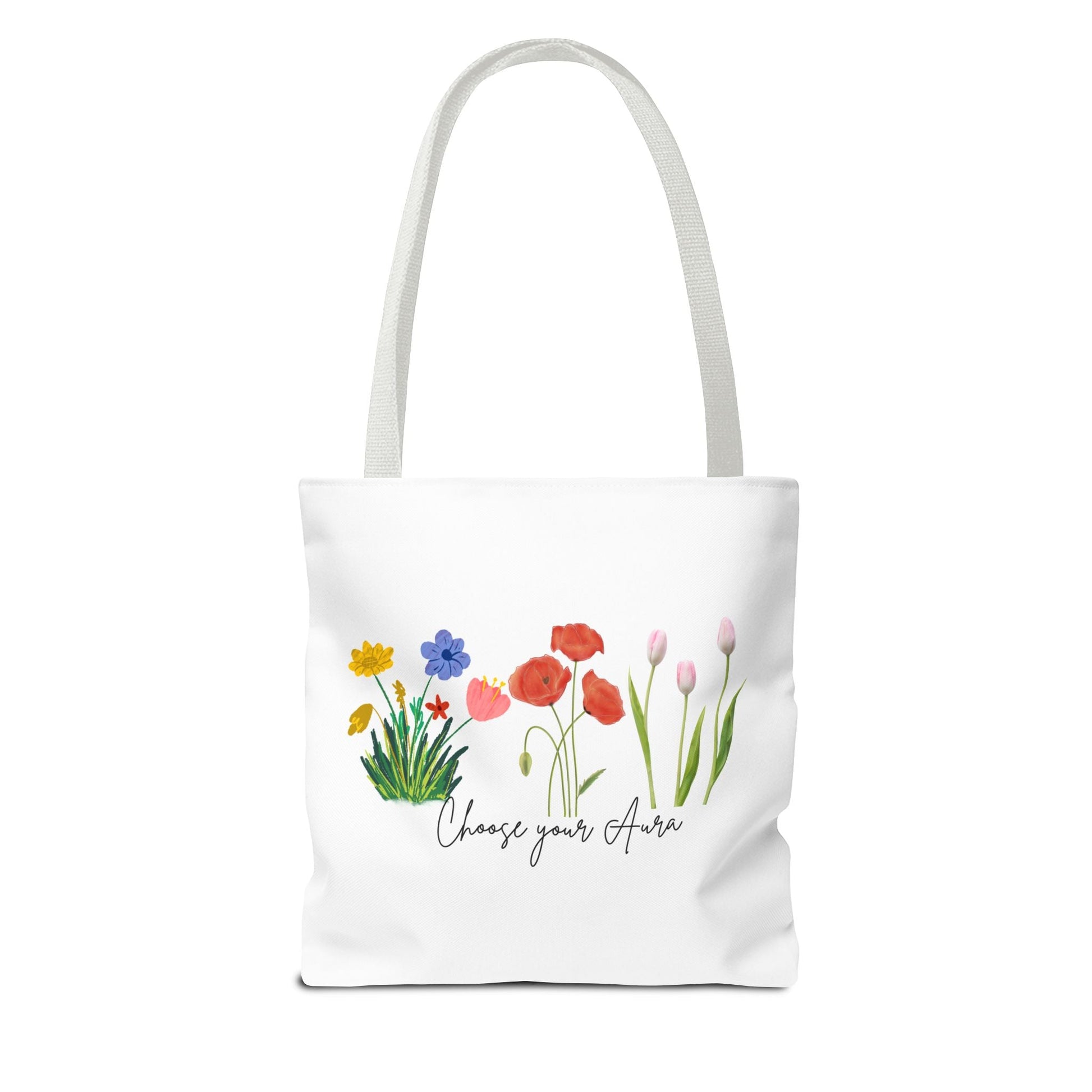 Floral 'Choose Your Aura' Tote BagBags