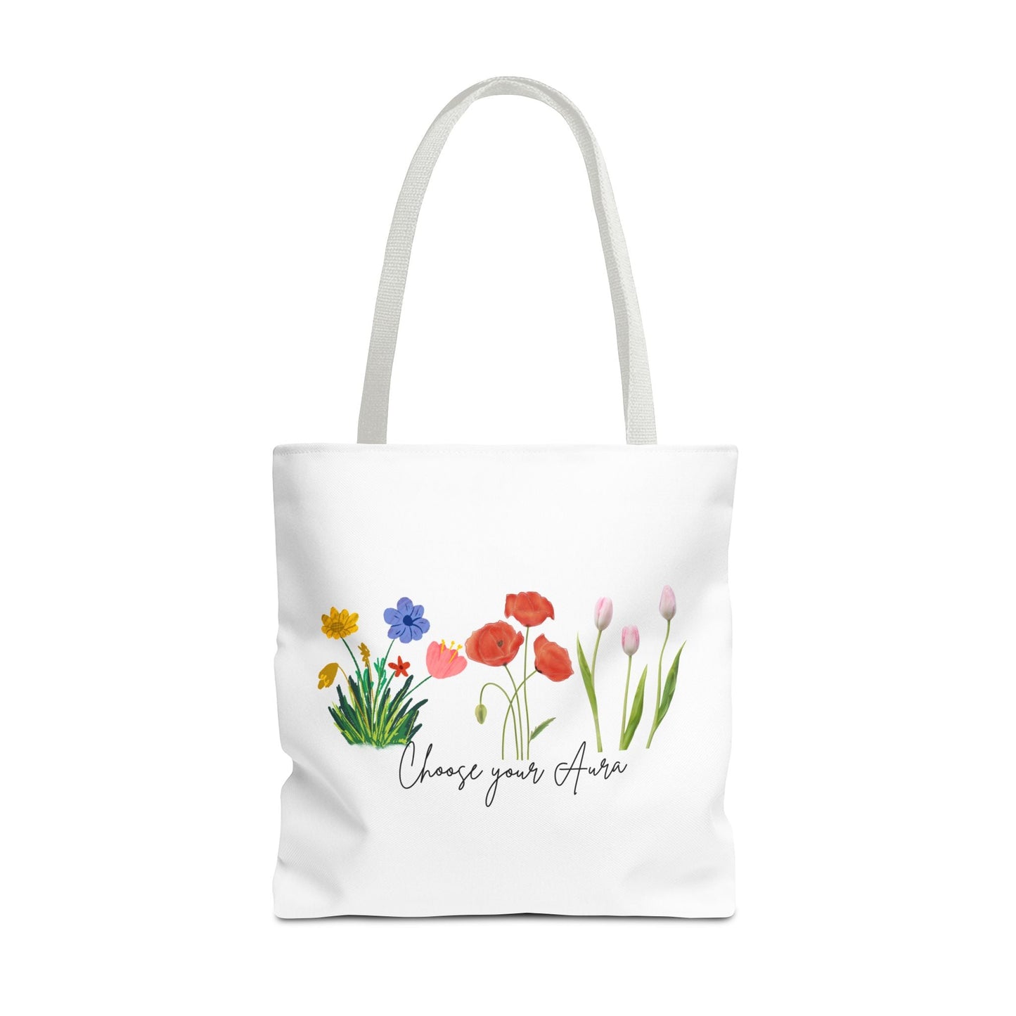 Floral 'Choose Your Aura' Tote BagBags