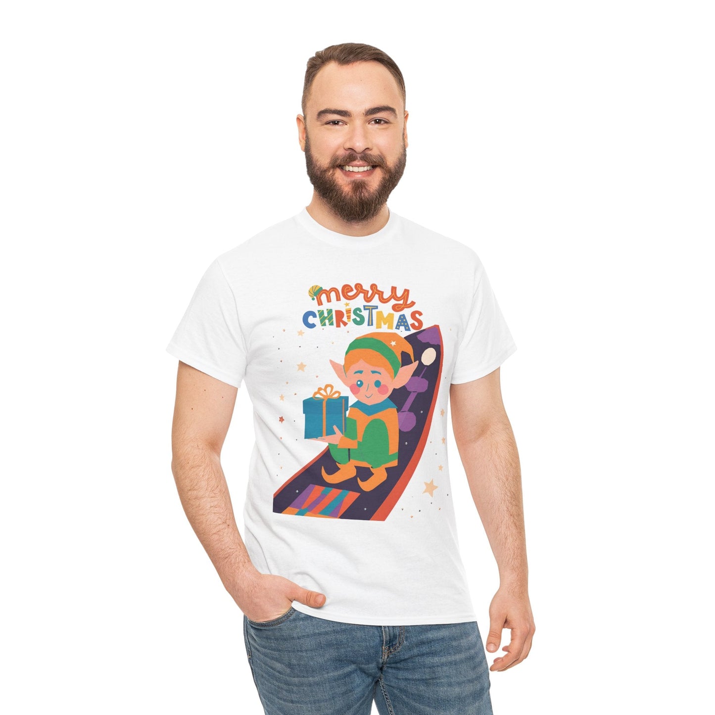 Galaxy Christmas Elf shirtT-Shirt