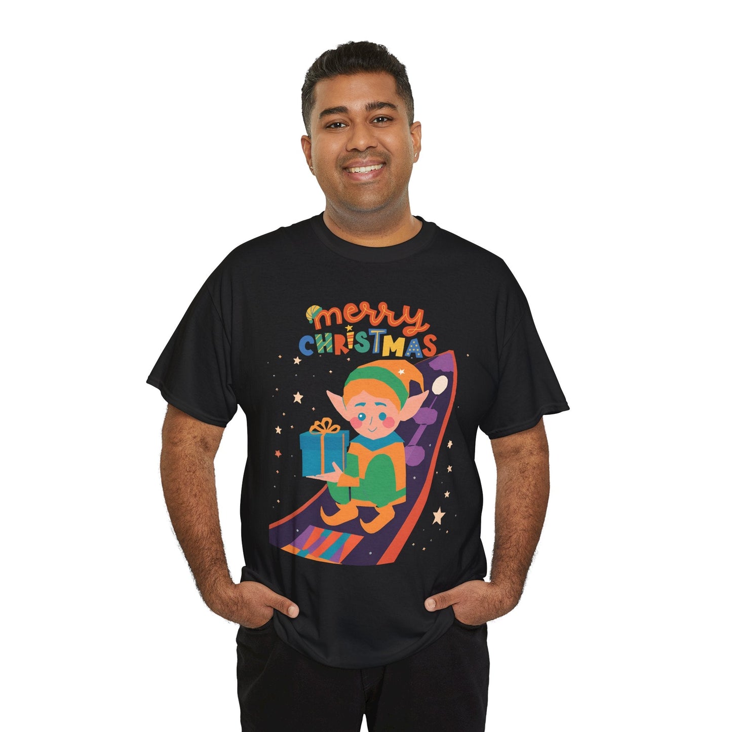 Galaxy Christmas Elf shirtT-Shirt