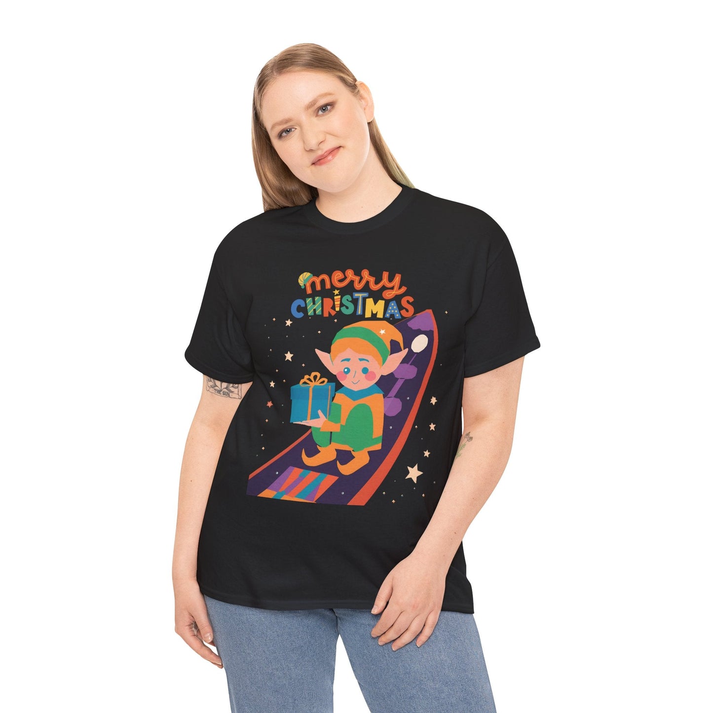 Galaxy Christmas Elf shirtT-Shirt