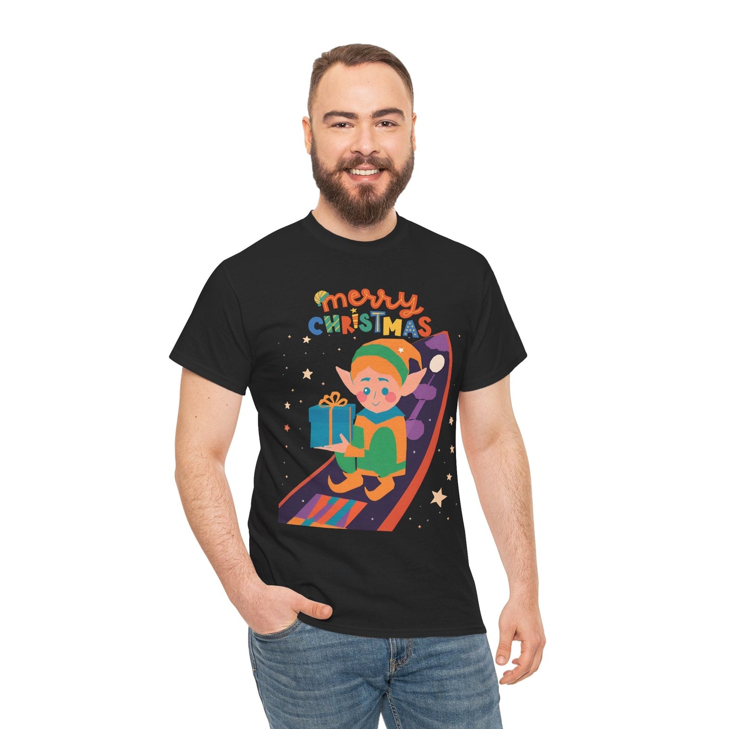 Galaxy Christmas Elf shirtT-Shirt