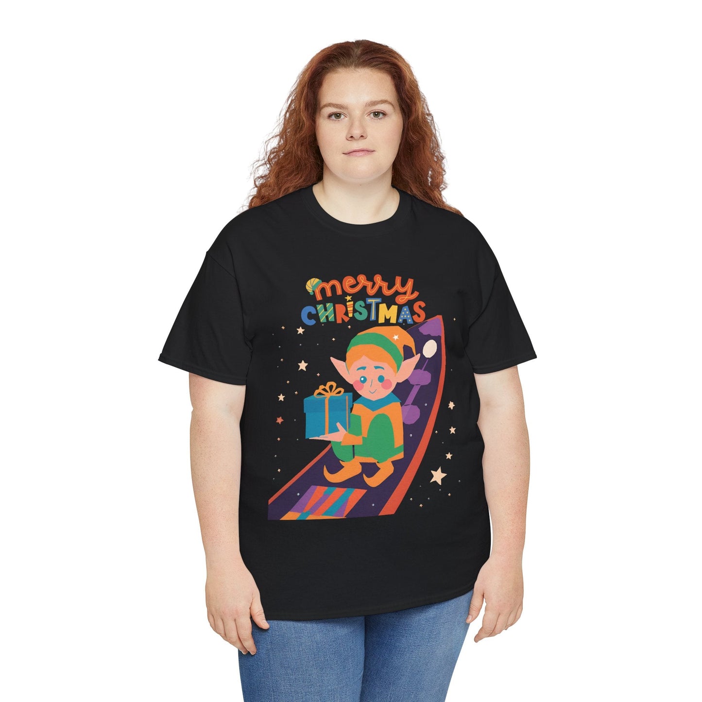 Galaxy Christmas Elf shirtT-Shirt