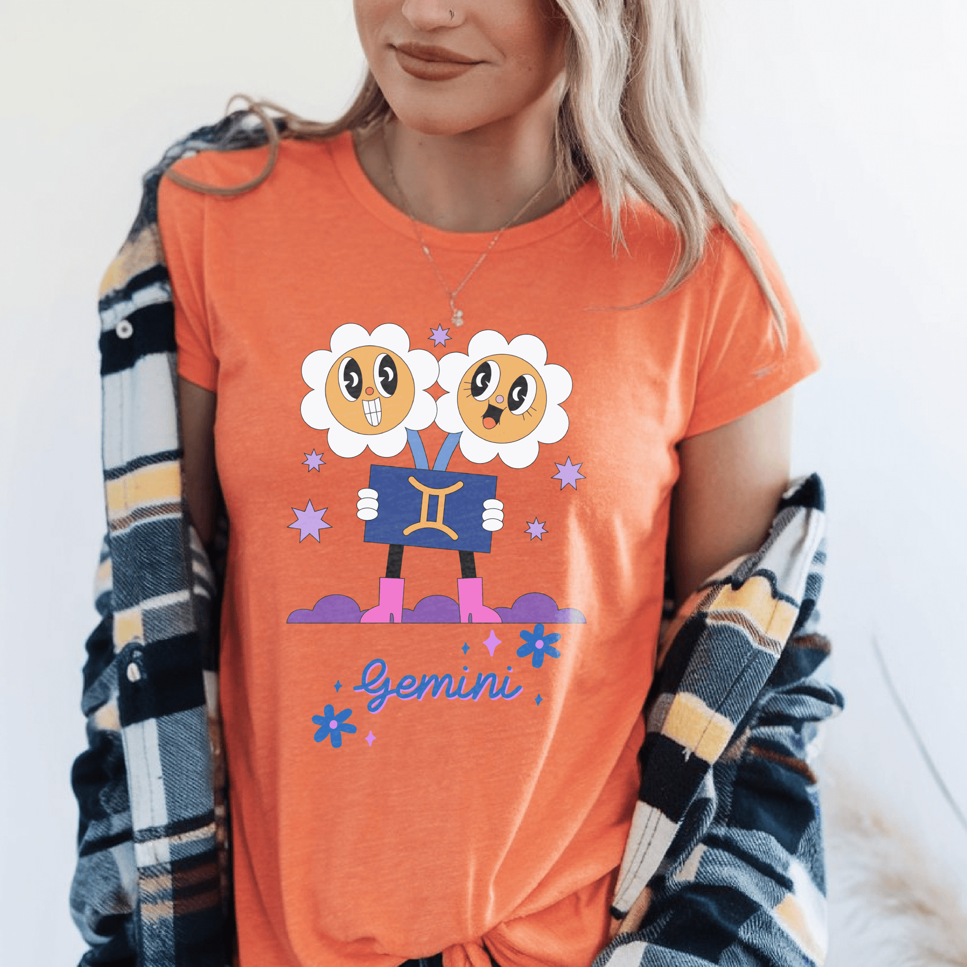 Gemini flower Astrology ShirtT-Shirt