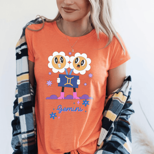 Gemini flower Astrology ShirtT-Shirt