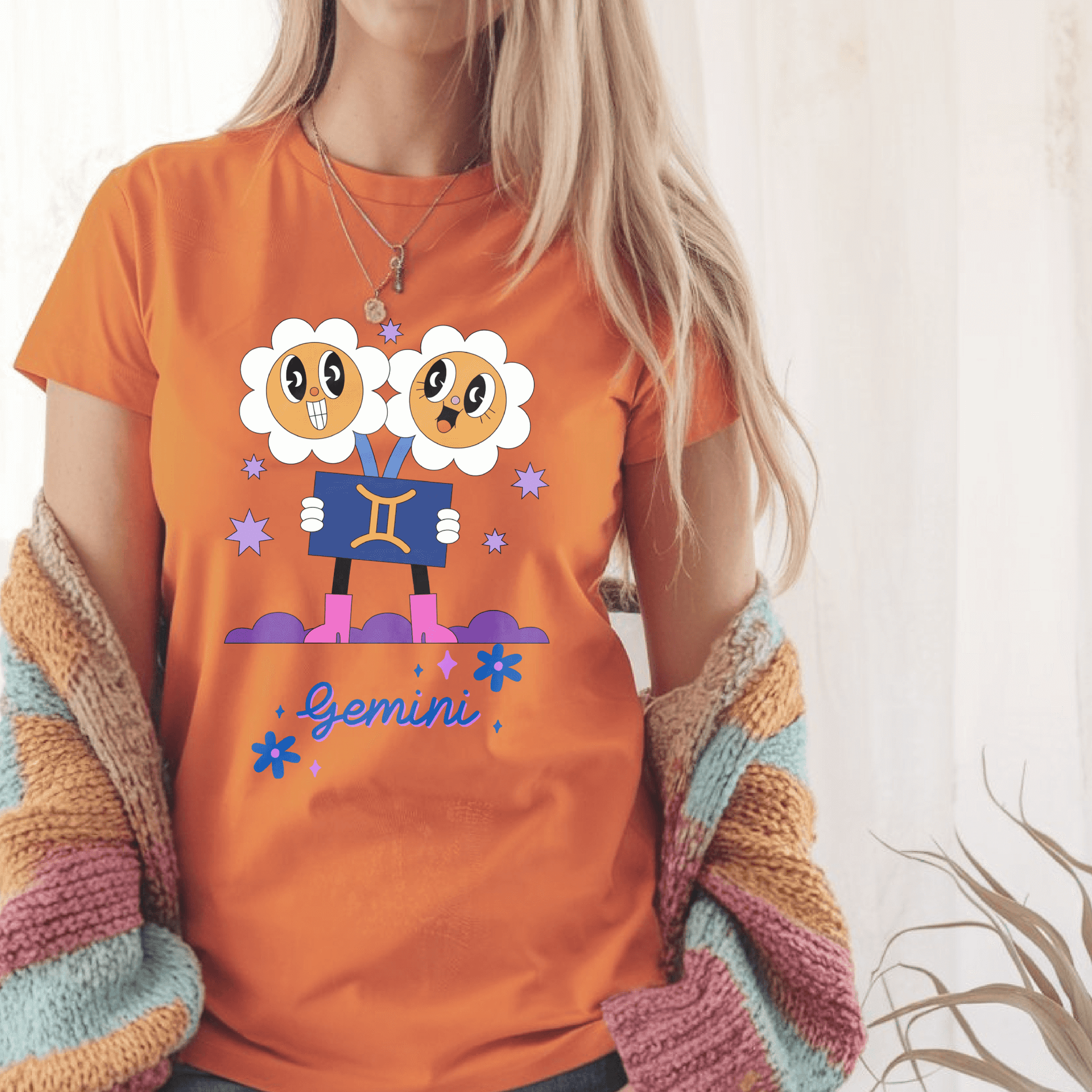Gemini flower Astrology ShirtT-Shirt