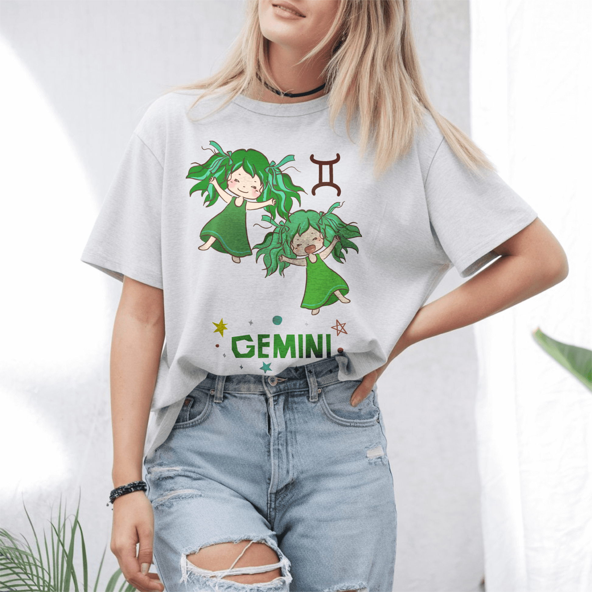 Gemini graphic Astrology Zodiac ShirtT-Shirt