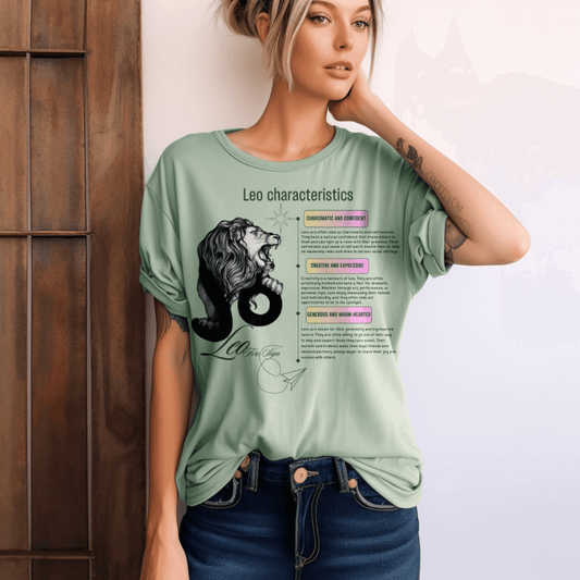 Leo Characteristics Zodiac T-ShirtT-Shirt