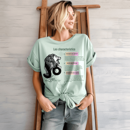 Leo Characteristics Zodiac T-ShirtT-Shirt