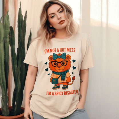 Leo Spicy Disaster Horoscope Zodiac T-ShirtT-Shirt