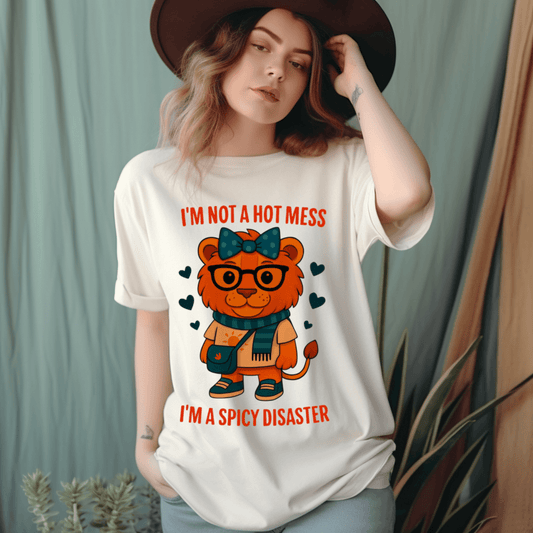 Leo Spicy Disaster Horoscope Zodiac T-ShirtT-Shirt